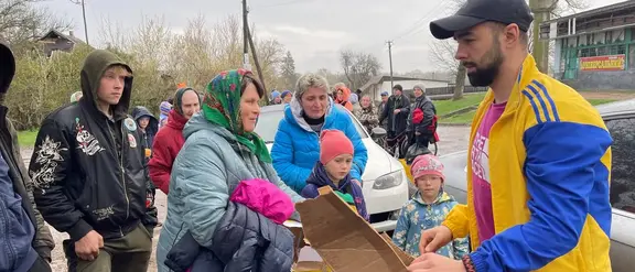 Ukraine: Support in the evacuation of war zones.