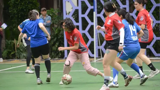 Fußball ist für alle da: Spielszene während eines »El juego nos une«-Turniers