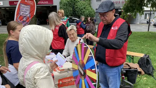 Kind am Quizrad in Hagen