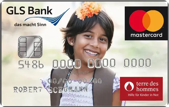 Die Terre des Hommes-MasterCard von der GLS-Bank