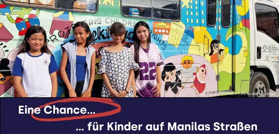 Spenden statt Geschenke: Ihre Unternehmensspende für Kinder in Manila.