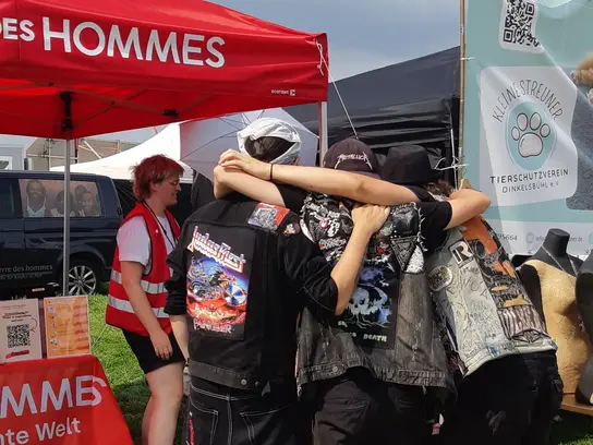 El fotomatón tuvo una gran acogida / Terre des Hommes en Summer Breeze 2025