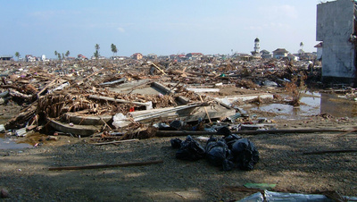 Folgen der Tsunami-Katastrophe in Aceh/ Indonesien
