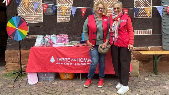 Aktionsstand in Frankenberg