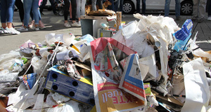 Überraschende Menge: Ergebnis der Müllsammlung