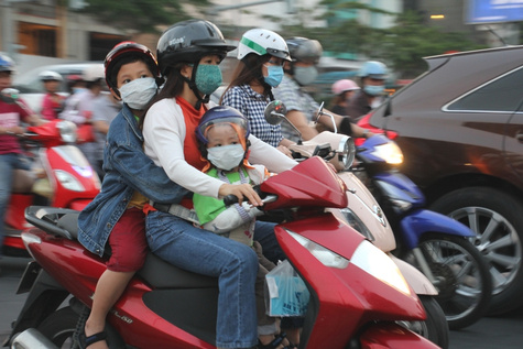 Ganz schön ungesund: Straßenverkehr in Hanoi
