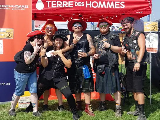El fotomatón tuvo una gran acogida / Terre des Hommes en Summer Breeze 2025