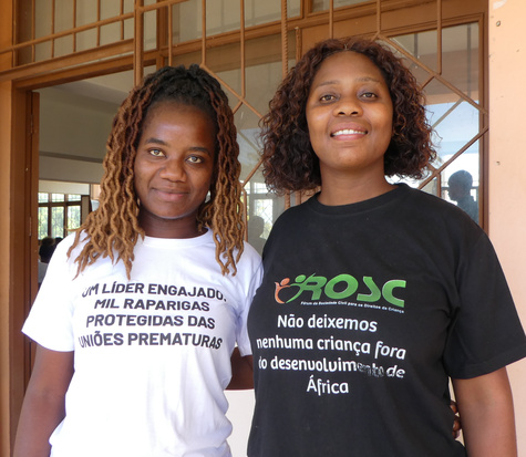 ROSC-Aktivistinnen engagieren sich für Kinderrechte und gegen Frühehen. (c) Iris Stolz/tdh