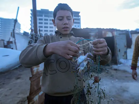 The families are barely making ends meet and are being supported through the project