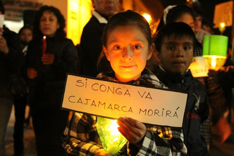 Wenn Conga kommt, stirbt Cajamarca - Kinder setzen sich für eine gesunde Umwelt ein