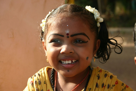 Porträt eines indischen Mädchens
