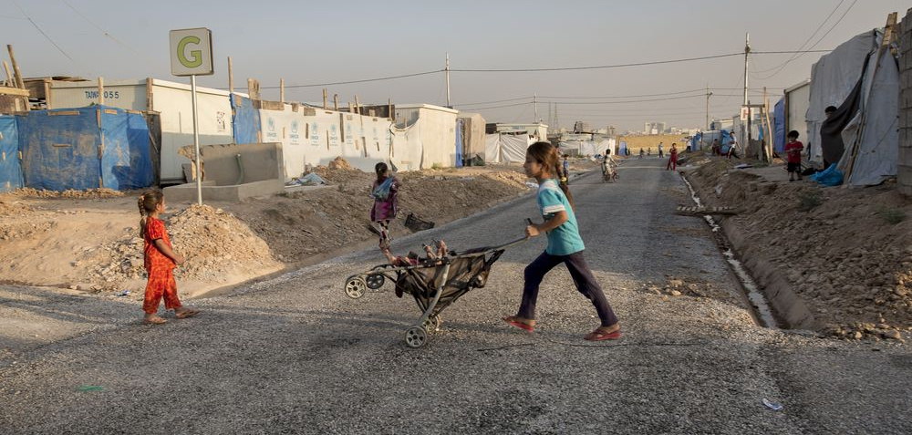 Flüchtlingslager nahe Erbil im Nordirak: terre des hommes kümmert sich um die Kinder